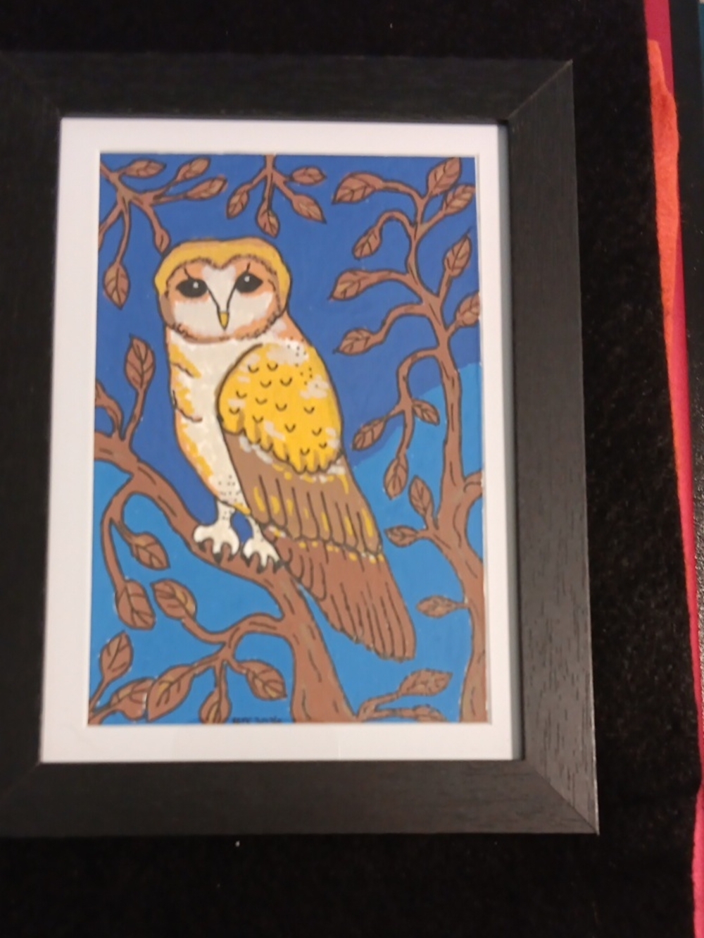 Framed Owl Art
